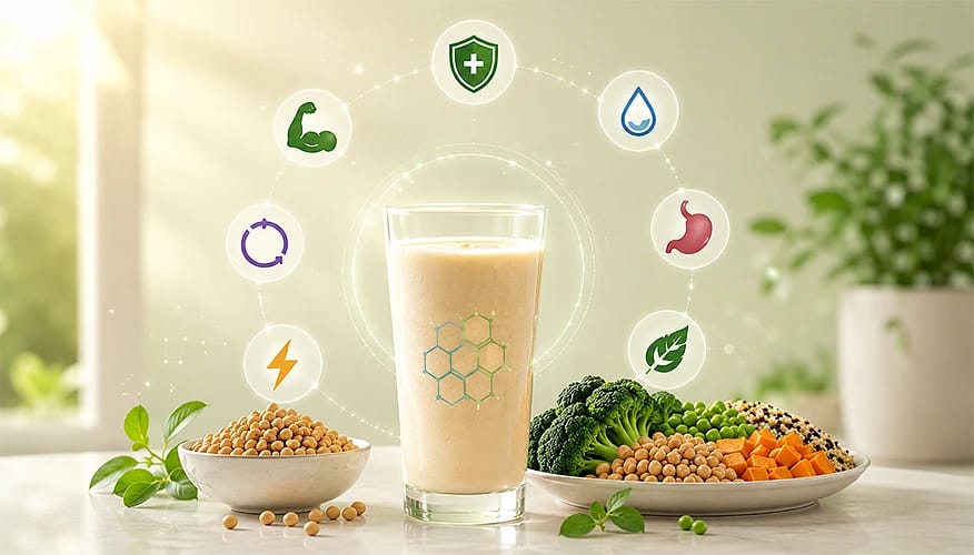 Doctor discussing personalized nutrition plan with patient showing health and wellness benefits.